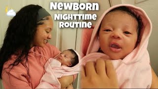 OUR NIGHTIME ROUTINE WITH NEWBORN [upl. by Atiekan]