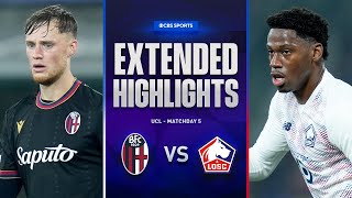 Bologna vs Lille Extended Highlights  UCL League Phase MD 5  CBS Sports Golazo [upl. by Riggall40]