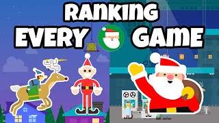 Ranking EVERY Google Santa Tracker Game As of 2023 [upl. by Boykins]