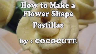 How to Make Flower Shape Pastillas [upl. by Nuyh585]