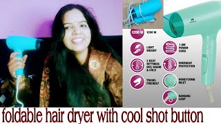 Review of Havells Hair Dryer  Havells Hair Dryer HD2222 [upl. by Hershell]