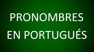 Portugués  Género Número Pronombres Personales y Posesivos Lección 4 [upl. by Alokin]