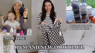 decluttering the kitchen cupboards hampm and new look haul amp mum life VLOG  Imogen Horton [upl. by Cleo67]