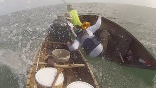 Shark versus canoe fisherman [upl. by Rise]