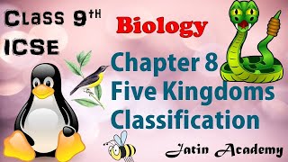 chapter 8 Five Kingdom classification selina concise class 9th ICSE Biology in hindi jatinacademy [upl. by Rento]