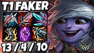 T1 Faker Tristana vs Yone  MID  Patch 1319 Korea Challenger ✅ [upl. by Lela757]