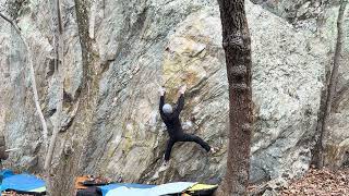 Moores Wall Bouldering  Misanthrope Sit V6 [upl. by Powder]