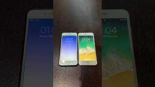 iPhone 6 Plus on iOS 9 vs iPhone 6s Plus on iOS 15 boot up test shorts iphone6plus iphone6splus [upl. by Ferwerda]