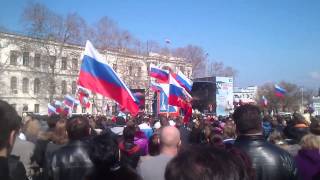 Севастополь Россия площадь Нахимова 18032014 г часть 2 [upl. by Netta]