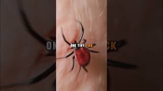 Beware of Ticks How a Tiny Bite Can Cause Lyme Disease in 24 Hours facts naturefacts bugs [upl. by Etaner530]