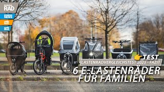 LastenradVergleichstest 2023 – Welches ist das beste ELastenrad für deine Familie [upl. by Nahsrad]