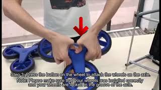 Folding Shopping cart Video Instruction [upl. by Neville]