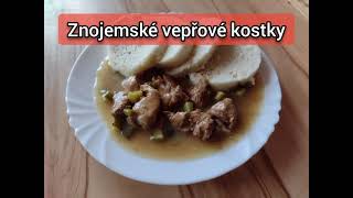 Znojemské vepřové kostky  rychlý recept na milované Znojmo s okurkou [upl. by Ahsiuqet279]