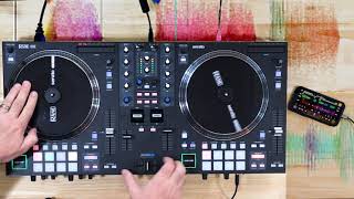 RANE ONE  iPhone  DJing Using djay Pro AI iOS App from Algoriddim [upl. by Warchaw]