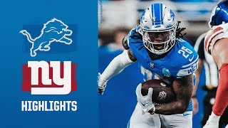 Lions vs Giants  2023 Preseason Week 1 Game highlights [upl. by Skipton450]