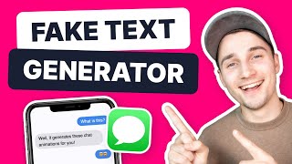 How to Generate Fake Text Messages  Texting Story Maker [upl. by Nahtaj]