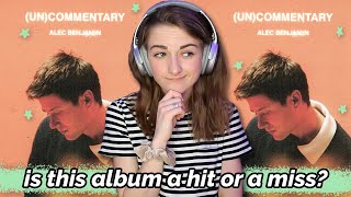 i was so excited for the new ALEC BENJAMIN…  UnCommentary Reaction [upl. by Hsetirp]