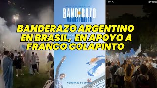 No lo entenderías BANDERAZO ARGENTINO EN BRASIL EN APOYO A FRANCO COLAPINTO F1 Radio [upl. by Notlehs]