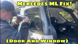 What A Major Headache The ML55 AMG Window Motor Is A PITA For the 3rd window [upl. by Talyah333]