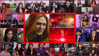 YouTubers React To Wanda Create Vision amp WestView  WandaVision Ep8 Sad Wanda Reaction Compilation [upl. by Christine904]