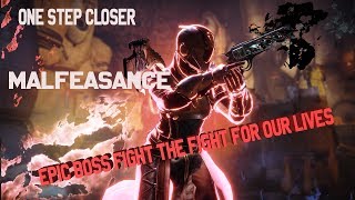 Epic boss Damn Yachaar bound to Sedia destiny 2 the Corrupted questMalfeasance [upl. by Gudrin726]