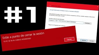 💥Como hacer un Virus de Broma que te Apaga tu PC al ejecutarlo💥  Bromas Informáticas [upl. by Einad]