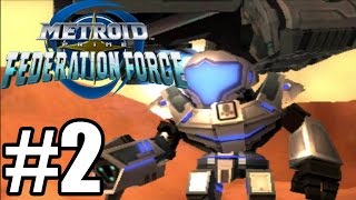 Metroid Prime Federation Force  Gameplay Walkthrough Part 2  3DS [upl. by Pulchi]