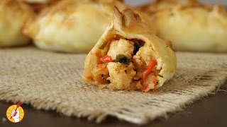 Cómo hacer Empanadas DE POLLO JUGOSAS al Horno  Receta Fácil  Tenedor Libre [upl. by Oehsen]