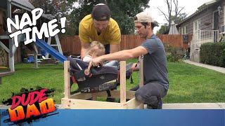 DIY car simulator to help baby nap [upl. by Chesna533]