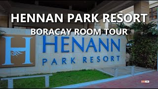 WHERE TO STAY IN BORACAY  HENANN PARK RESORT ROOM TOUR [upl. by Ardnot]