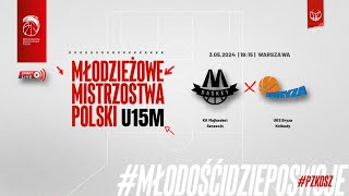 KK Majbasket Szczecin  UKS Bryza Kolbudy 12 MMP U15M [upl. by Einavoj707]