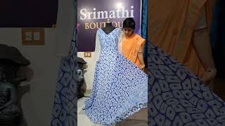 trending full gol long frock  srimathi boutique Kurnool [upl. by Kyd399]