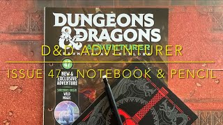 Dungeons amp Dragons Adventurer  Issue 47 Notebook amp Pencil [upl. by Eanyl]