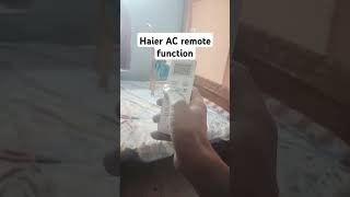 Haire ac remote demo  Haier ac remote function haire haireacromoredemo haireacromotefunction [upl. by Meadows]