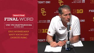 USC vs Chattanooga Post Game Press Conference [upl. by Pack726]