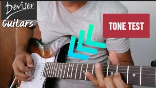 Deviser LG1 Stratocaster Tone Test  with Copper Shielding  Budget Affordable Guitar [upl. by Nimesh]