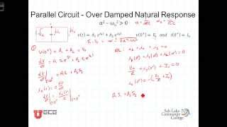 L8 2 1Overdamped Parallel Natural Response [upl. by Rhtaeh723]