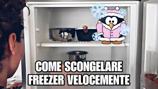 Come scongelare freezer velocemente [upl. by Ahcas826]