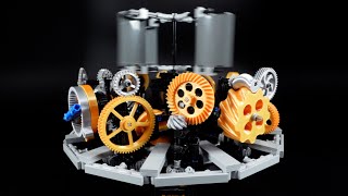 Wind Powered Lego Gear Machine [upl. by Jensen]