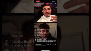 ChillinIT and Huskii beefing on Instagram Live [upl. by Manus]