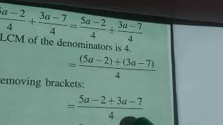 SIMPLE WITH THE SAME DENOMINATORS OF FRACTIONS IN MATHEMATICS ABC [upl. by Robbi]