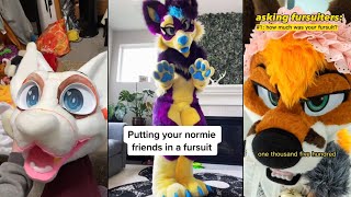 Fursuit amp Dino Mask TikToks  New Compilation [upl. by Doloritas803]