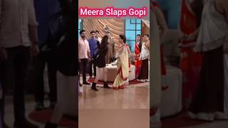 Meera Slaps Gopi 🥹 gopi gopibahu devoleena devoleenabhattacharjee saathnibhanasaathiya shorts [upl. by Anilosi]