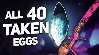 Destiny 2 All 40 Taken Egg Locations amp How to Get the Harbingers Echo Exotic [upl. by Casaleggio924]