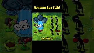 PVZ 1 Fusion Challenge 6 Plant Boxes vs 6 Zombie Boxespvz plantsvszombies pvzchallenge [upl. by Yand]