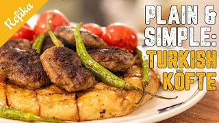 Perfect MEATBALL Recipe 🥇Must Try the Turkish way Magical KOFTE 🏆🎯🥳 [upl. by Atlante]