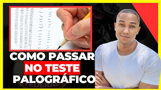 Como funciona o teste PALOGRÁFICO P Concursos Policiais [upl. by Gerius]