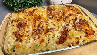 I’ve Never Had Such Delicious Pasta Beef amp Egg Noodle Casserole [upl. by Air262]