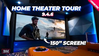 INCREDIBLE 946 Home Theater Tour 2023 Dolby ATMOS 4K  KRIX  TRINNOV  SONY  MADVR [upl. by Einnek702]