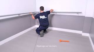 Gerflor Linea Touch  Pose mains courantes [upl. by Nnhoj424]